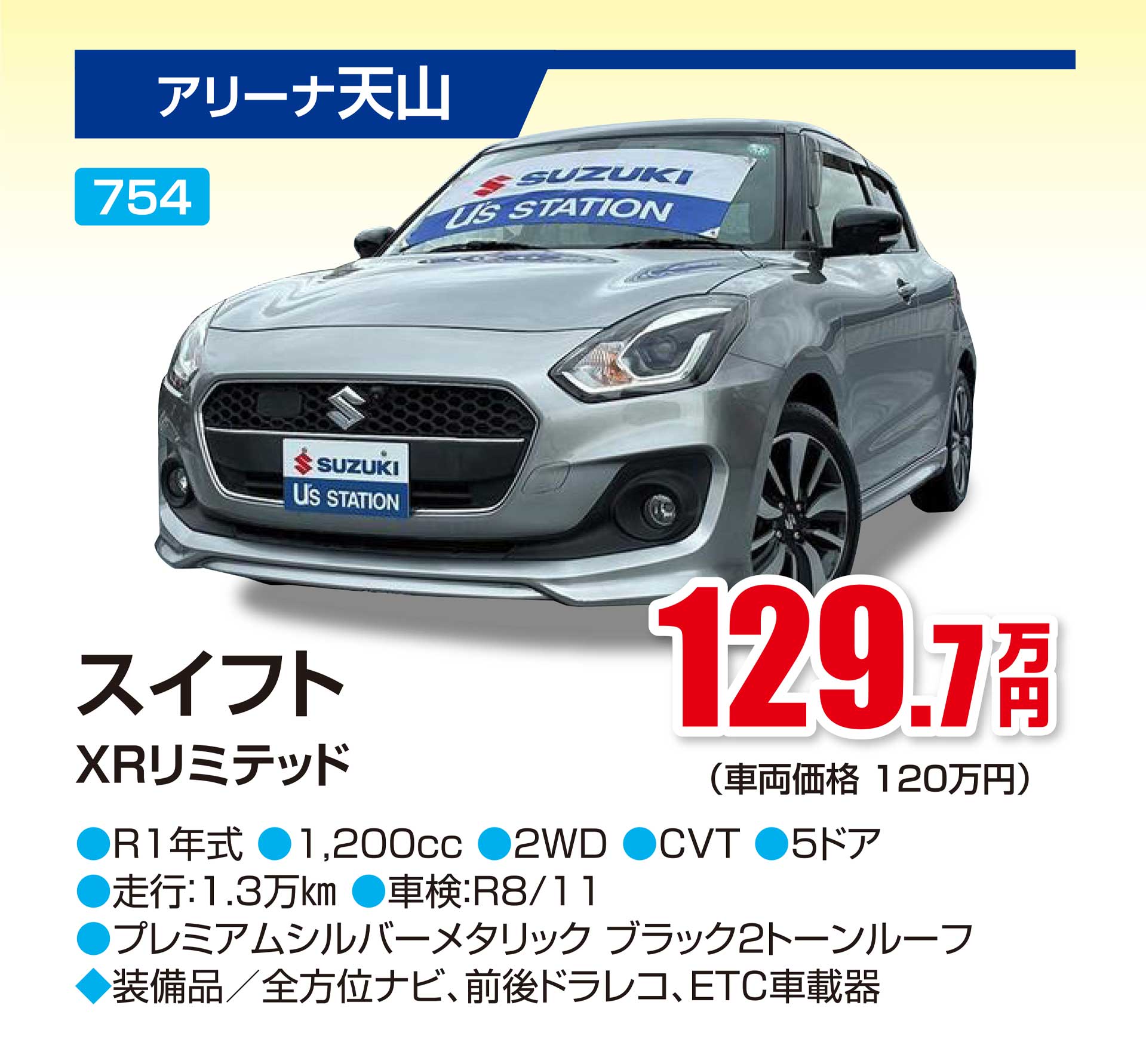 厳選中古車：スイフト