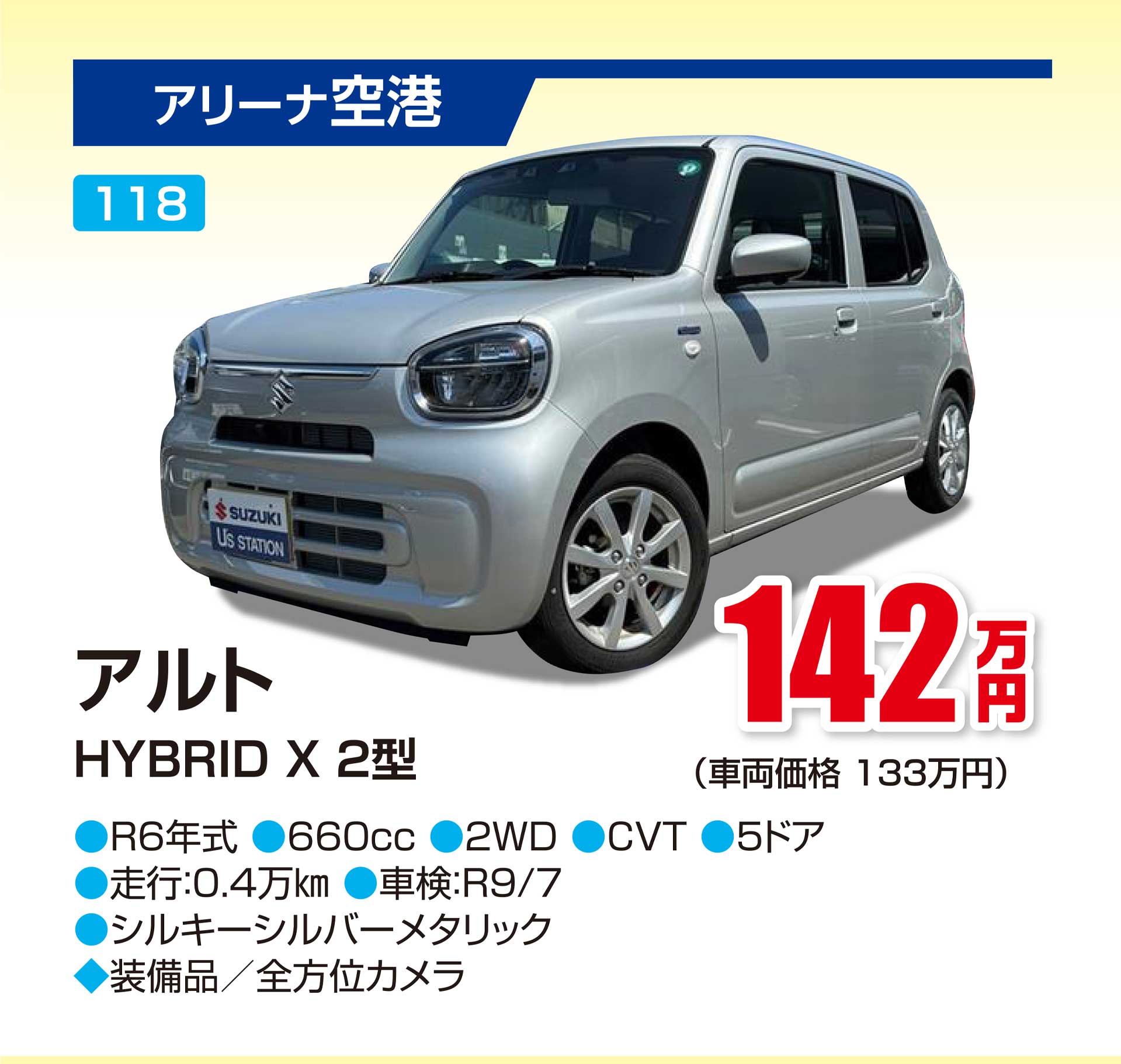 厳選中古車：アルト